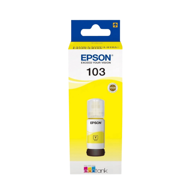 Tusz EPSON 103 YELLOW do drukarek L3150/ L3151/ L3156/ L3250/ L3251